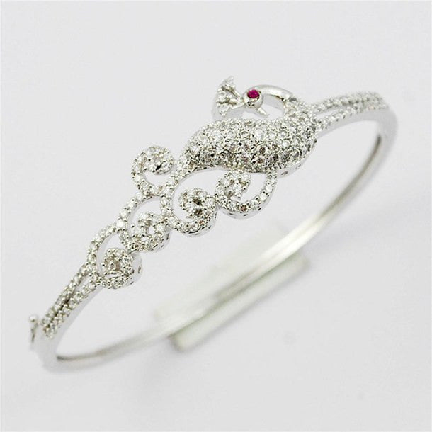 Diamond Peacock Bracelet
