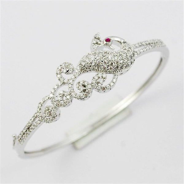 Diamond Peacock Bracelet